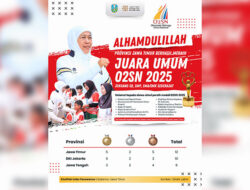 Juara Umum O2SN 2025, Gubernur Khofifah: Ekosistem Pendidikan dan Olahraga Jatim Terbaik – TIMES Banyuwangi