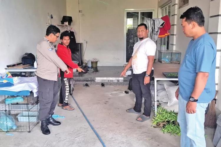 curanmor-di-siang-bolong-di-genteng-banyuwangi,-honda-beat-raib-dibawa-pelaku-berjaket-hitam