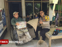 Kunjungi Disabilitas Produktif di Kalikuning, Aparat Polres Pacitan Beri Semangat dan Bantuan – TIMES Banyuwangi