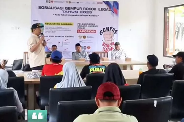 satpol-pp-banyuwangi–bea-cukai-gandeng-aparat-desa-di-kalibaru-sosialisasi-gempur-rokok-ilegal