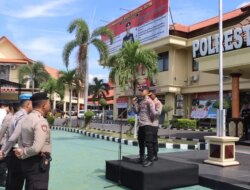 Apel Pimpinan Polresta Banyuwangi, Fokus Stabilitas Kamtibmas Akhir Tahun
