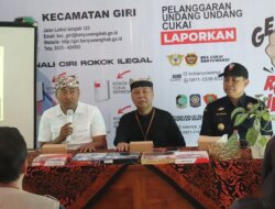 Satpol PP dan Bea Cukai Gempur Rokok Ilegal di Giri Banyuwangi, RT-RW hingga Lurah Dilibatkan