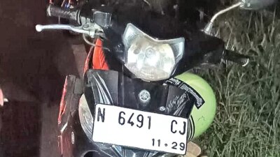 rantai-motor-putus,-pria-klatak-banyuwangi-alami-kecelakaan-tunggal-dan-patah-tulang-leher-di-gitik-rogojampi