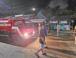 Warung di Bangorejo Banyuwangi Terbakar Akibat Kompor Lupa Dimatikan, Kerugian Capai Rp 10 Juta