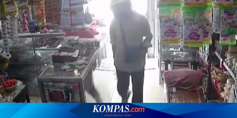 pria-bermasker-terekam-curi-uang-dari-2-toko-di-banyuwangi,-sempat-alibi-jadi-sales