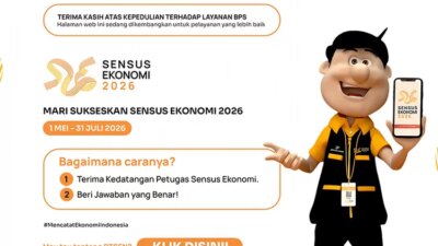 portal-dtsen-berganti-poster-sensus-ekonomi-2026-—-bps:-situs-sedang-pemeliharaan,-cek-desil-lewat-kemensos
