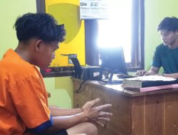 Oknum Pegawai KSP di Genteng Banyuwangi Tertangkap Warga Saat Curi Motor di Area Persawahan Bangorejo