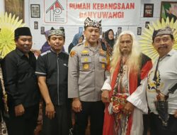 Ketua Rumah Kebangsaan Sampaikan Rasa Kehilangan Sosok Kepemimpinan Kapolresta Banyuwangi