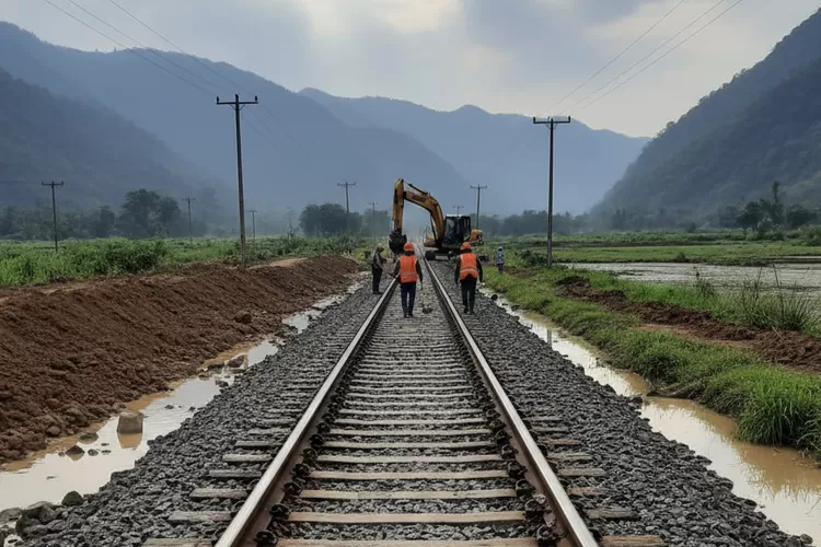 update-longsoran-km-104-105-purwakarta–ciganea,-jalur-kereta-api-kembali-normal