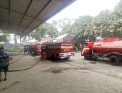 Pabrik Beras di Alasmalang Singojuruh Terbakar, Mesin Penggilingan Rusak Akibat Overheat