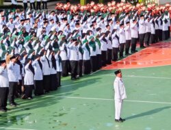 Upacara HAB ke-80 Kemenag Banyuwangi Berlangsung Khidmat, Tekankan Refleksi Kinerja dan Pengabdian Umat