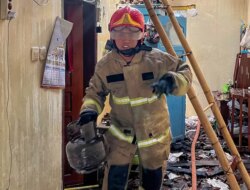 Kompor Diduga Lupa Dimatikan, Rumah di Kertosari Banyuwangi Ludes Terbakar, Kerugian Capai Rp300 Juta