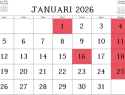 Tak Ada Cuti Bersama Januari 2026, Isra Mikraj Jadi Satu-satunya Long Weekend