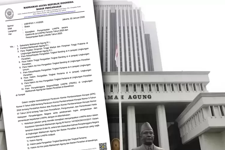 bawas-ma-terbitkan-surat-kewajiban-lhkpn,-hakim-hingga-pejabat-pengadilan-wajib-lapor-harta-kekayaan