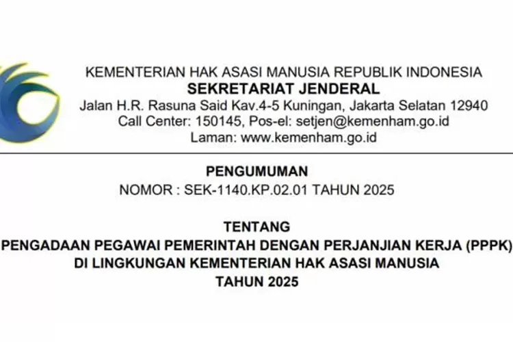 pendaftaran-pppk-kementerian-ham-2026-dibuka-hari-ini,-tersedia-500-formasi-untuk-lulusan-s1-dan-d3