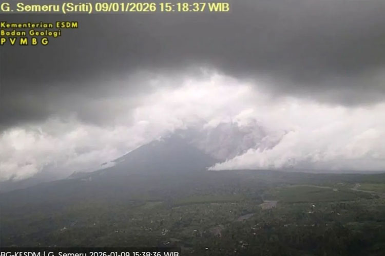 gunung-semeru-erupsi-disertai-awan-panas-guguran,-luncur-hingga-4-kilometer-dari-puncak-mahameru-–-times-banyuwangi