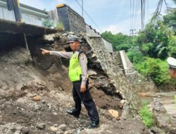 Jembatan Alasbulu Wongsorejo Ambrol, Akses Pantura Banyuwangi–Situbondo Dibatasi, Polisi dan BBPJN Bergerak Cepat