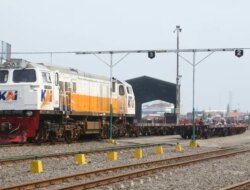 Tak Terpengaruh Macet, Angkutan Barang KAI Daop 8 Surabaya Tumbuh Pesat