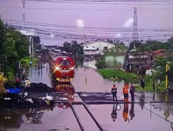 Akhirnya Dibuka! Jalur KA Pekalongan-Sragi Bisa Dilalui Lagi Usai Tergenang Air