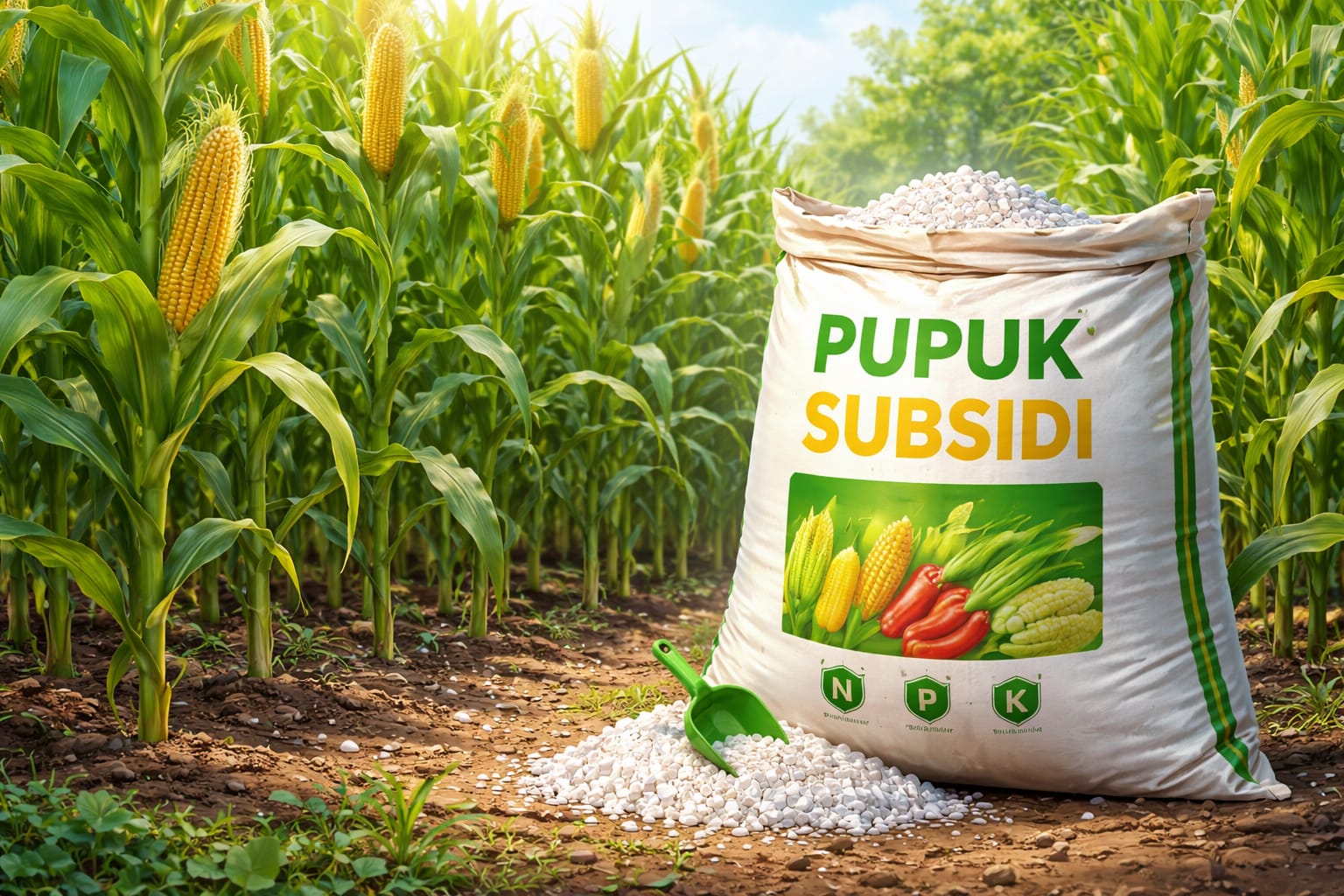 pupuk-subsidi-langka-di-wongsorejo,-petani-jagung-terpaksa-rogoh-kocek-lebih-dalam