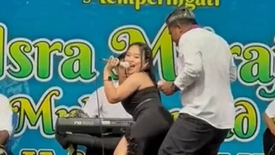 viral-biduan-berbusana-minim-di-isra-mikraj-songgon,-panitia-dipanggil-polisi-dan-mui-banyuwangi-layangkan-teguran