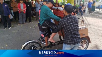uji-coba-becak-listrik-prabowo-di-banyuwangi,-ada-yang-tiba-tiba-ngebut-karena-panik