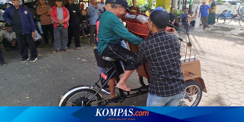 uji-coba-becak-listrik-prabowo-di-banyuwangi,-ada-yang-tiba-tiba-ngebut-karena-panik