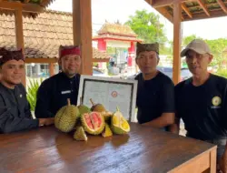 Durian Merah Banyuwangi Resmi Menjadi Produk Indikasi Geografis