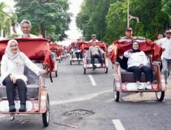 Presiden Prabowo Serahkan 200 Becak Listrik di Banyuwangi, Ringankan Beban Tukang Becak Lansia