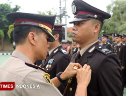 Puluhan Personel Polresta Banyuwangi Diganjar Tanda Kehormatan – TIMES Banyuwangi