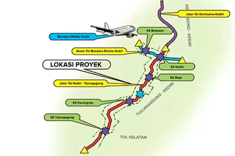 tol-kediri–tulungagung-dibangun-gudang-garam-rp-9,92-triliun,-jadi-akses-utama-bandara-dhoho-kediri