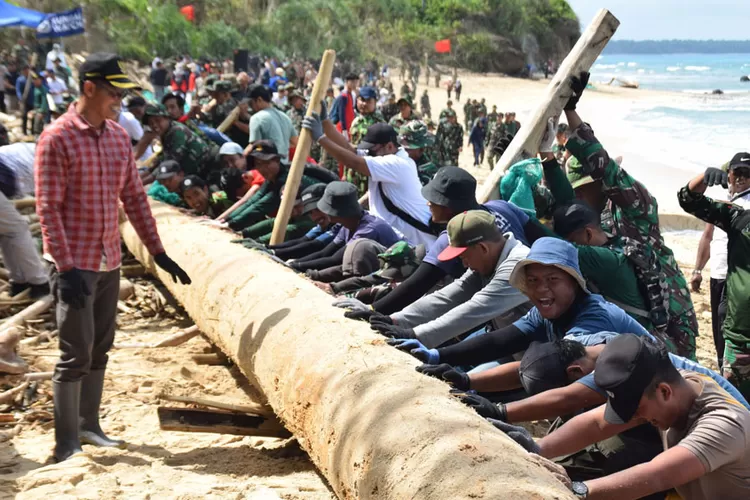 bersih-pantai-pancur-alas-purwo,-11-ton-sampah-diangkut-dalam-aksi-kolaborasi-lintas-sektor