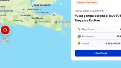 gempa-pacitan-magnitudo-6,2-guncang-diy,-40-warga-dirawat,-ini-penjelasan-bpbd