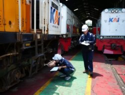 Jelang Lebaran 2026, Ratusan Kereta Api di Surabaya Diperiksa Ketat