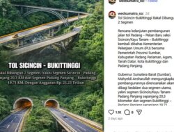 Tol Sicincin–Padang Panjang Dibangun Dua Terowongan 5,85 Km, Jadi Ikon Baru Transportasi Sumbar