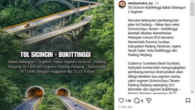 tol-sicincin–padang-panjang-dibangun-dua-terowongan-5,85-km,-jadi-ikon-baru-transportasi-sumbar