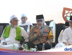 Pesan Kapolresta Banyuwangi di Haul Masyayikh Ponpes Mabadiul Ihsan ke-14