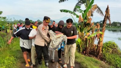 pencari-ikan-nila-tewas-tenggelam-di-bekas-galian-c-badean-banyuwangi,-diduga-tersangkut-ganggang