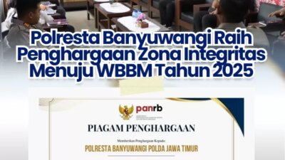 bukti-nyata-reformasi-birokrasi,-polresta-banyuwangi-sabet-penghargaan-wbbm