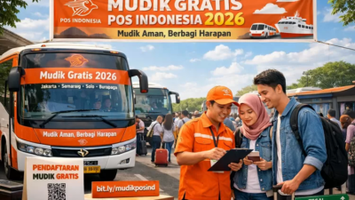 mudik-gratis-pos-indonesia-2026-dibuka,-cek-rute,-syarat,-dan-cara-daftar-untuk-lebaran-1447-h