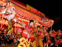 Meriah Imlek 2577 Kongzili di Klenteng Hoo Tong Bio Banyuwangi, Barongsai dan Dewa Rezeki Hibur Ratusan Warga