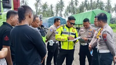 satlantas-polresta-banyuwangi-siapkan-buffer-zone-di-ketapang,-antisipasi-kemacetan-arus-mudik-dan-balik-lebaran