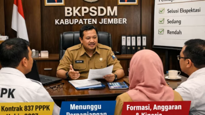 kontrak-837-pppk-pemkab-jember-habis-2027,-perpanjangan-tergantung-formasi,-anggaran-dan-kinerja