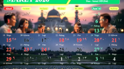 kalender-maret-2026-lengkap:-tanggal-merah,-cuti-bersama,-dan-long-weekend-7-hari