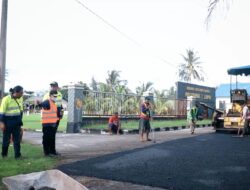 Pembangunan Jalan Lampon, di Dusun Ringinagung, Desa Pesanggaran, Kecamatan Pesanggaran, Banyuwangi telah Tuntas