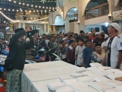 Tradisi Takjil Gratis 1.000 Paket di Masjid Besar Baiturrahman Genteng Banyuwangi Terus Berlanjut