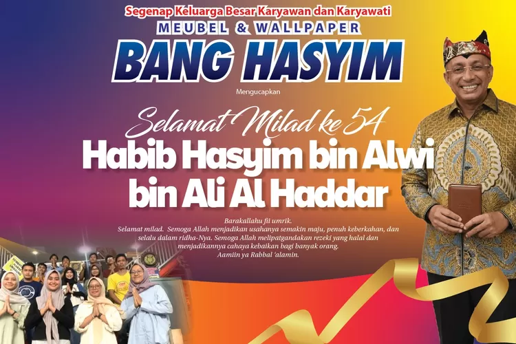 peringati-milad,-sosok-pengusaha-meubel-bang-hasyim-ekspansif-jadi-inspirasi