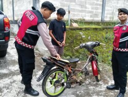 Balap Liar di Jalan Mahoni Giri Banyuwangi Dibubarkan Polisi, Motor Diamankan