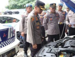 Sambut Operasi Ketupat Semeru 2026, Kapolresta Banyuwangi Cek Kesiapan Kendaraan Dinas