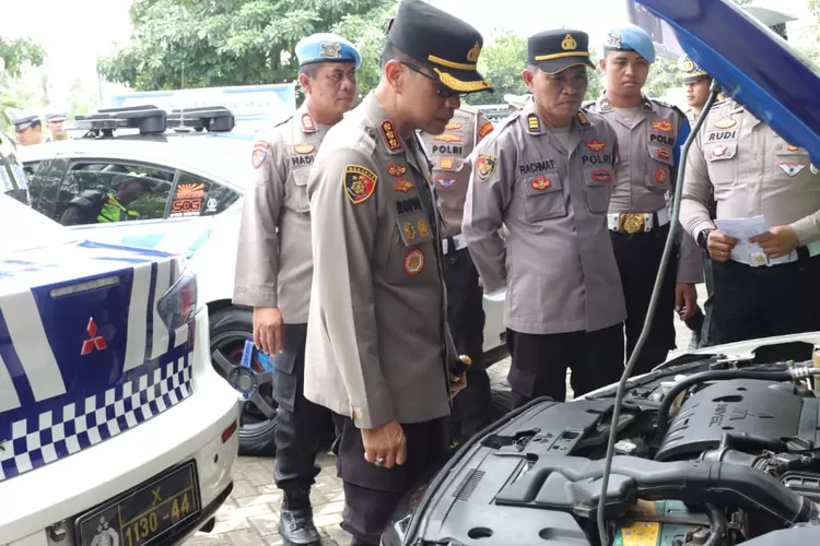 sambut-operasi-ketupat-semeru-2026,-kapolresta-banyuwangi-cek-kesiapan-kendaraan-dinas
